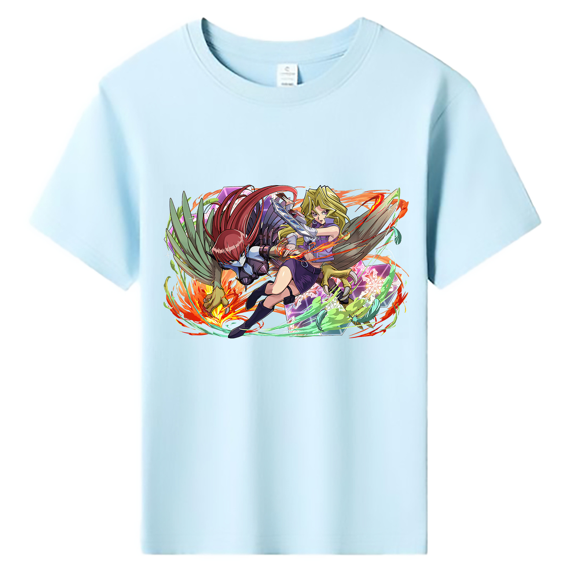 （画像用） 遊☆戯☆王 Yu-Gi-Oh! 綿100％キッズTシャツ（フロントプリント）